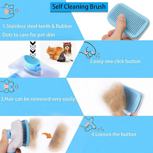 Dog Hair Remover Brush for Cat & Dog.