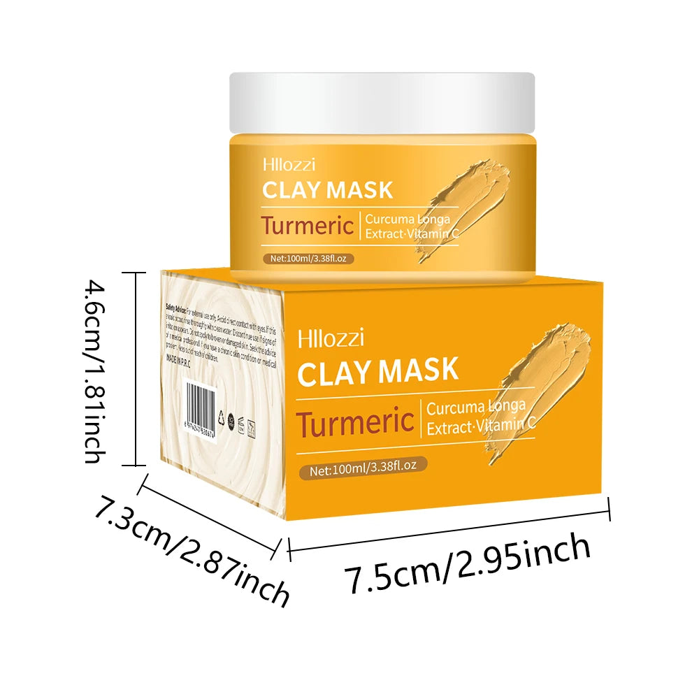 Turmeric  Clay Deep Cleansing Facial Mask.