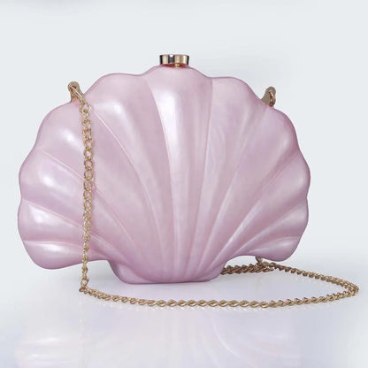 Acrylic Shell Ladies Clutch Purse.