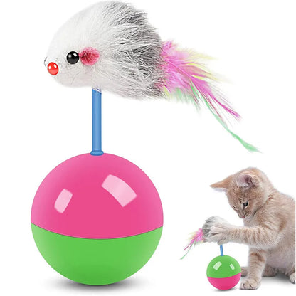 Cat mouse teasing Toy.