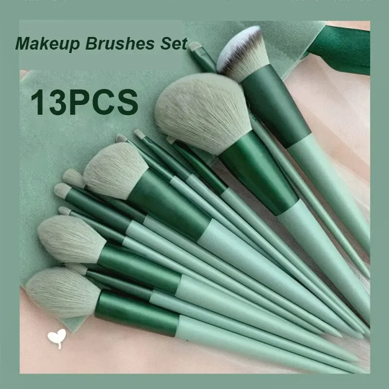 13 PCS Makeup Brushes Set for Women - BLAKESTORE-NG