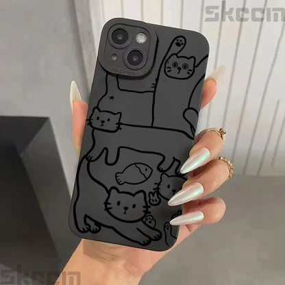 Cat Graffiti Phone Case
