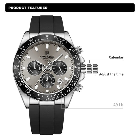 NAVIFORCE Luxury Men's Watch Waterproof Watch.
