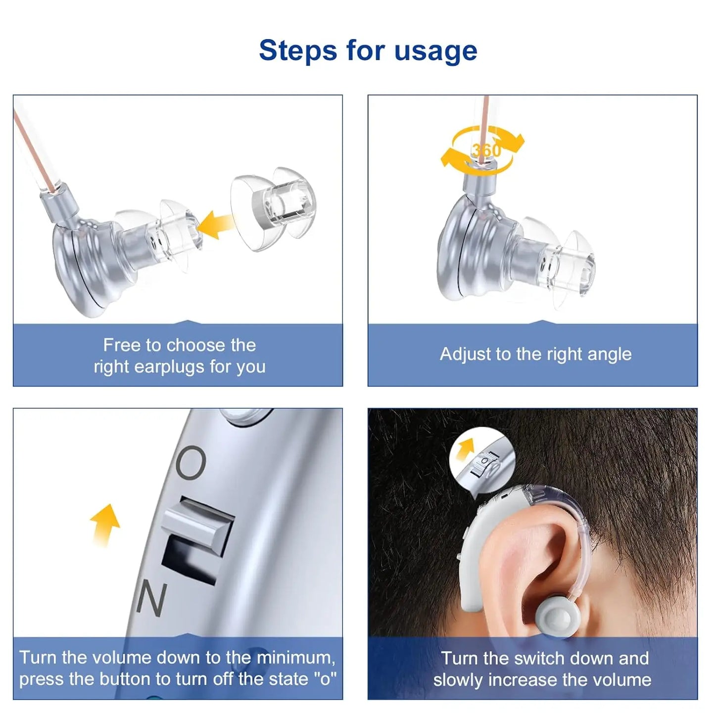 Rechargeable Digital Hearing Aid. - BLAKESTORE-NG