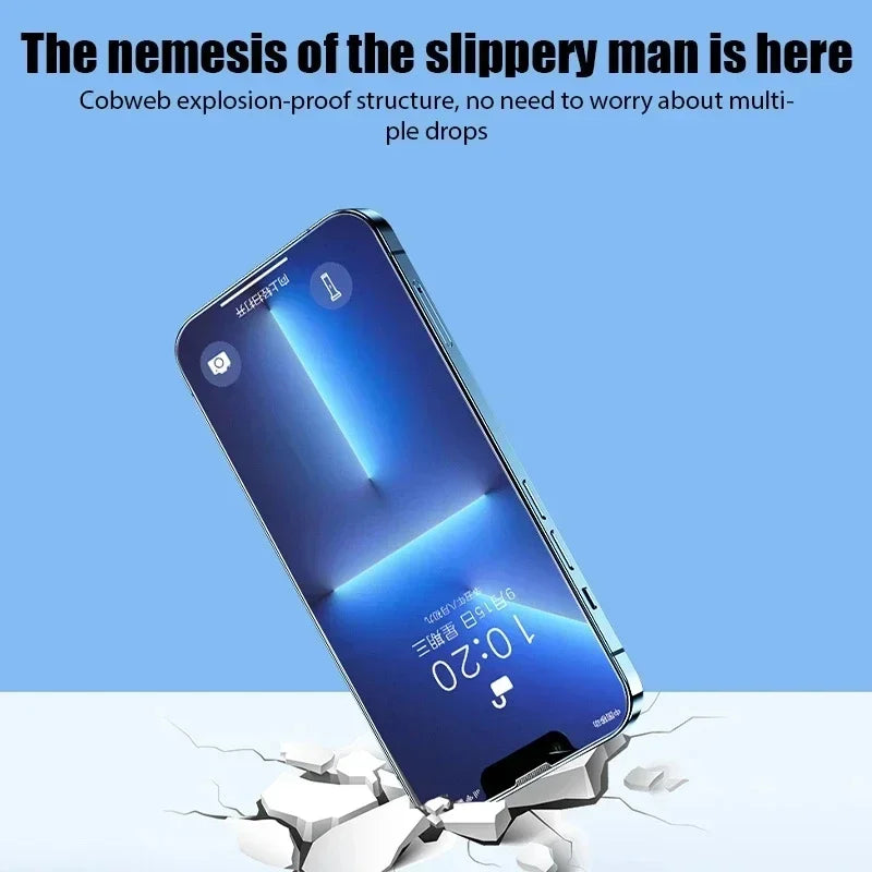 4Pcs Matte Tempered Glass For iPhone