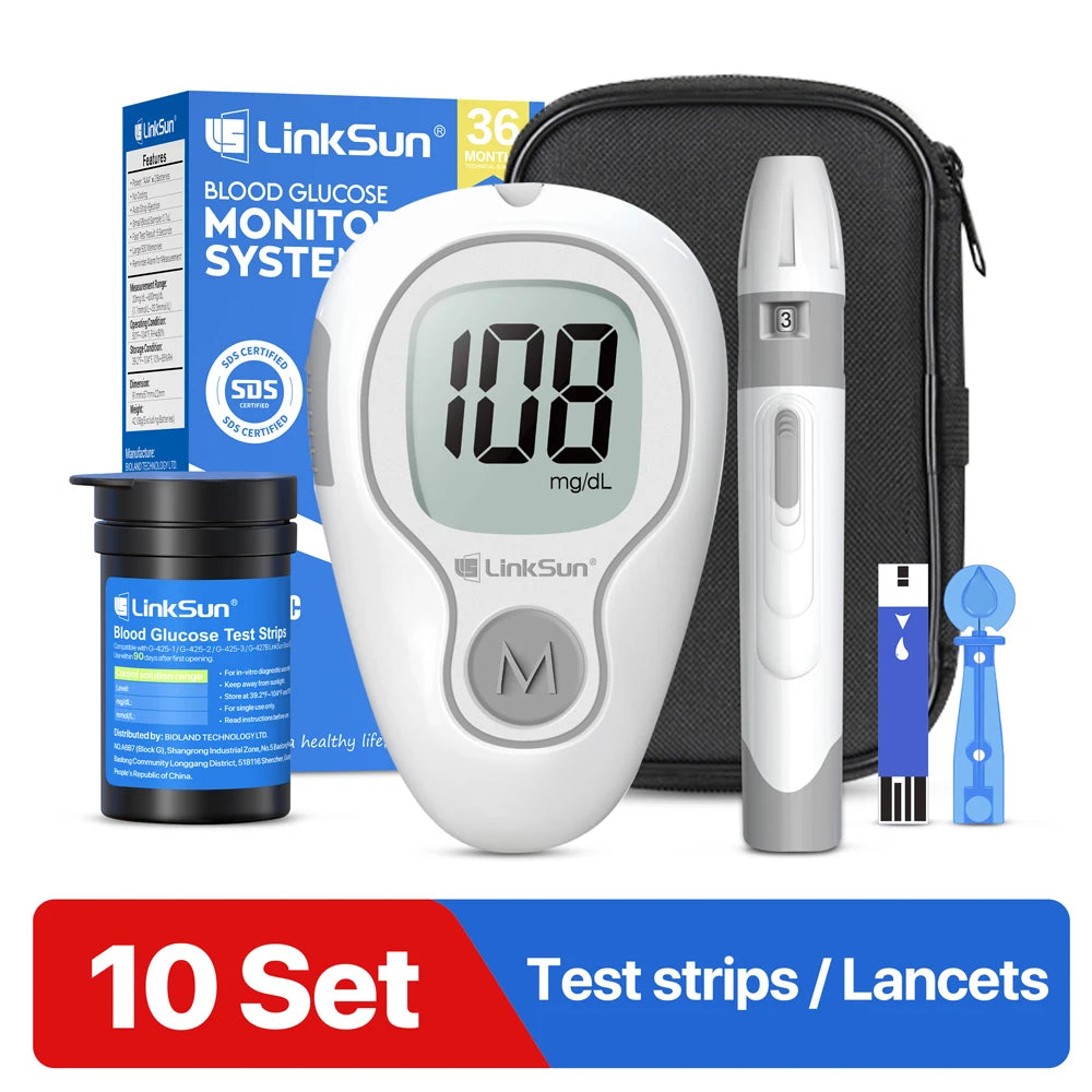 Blood Sugar Monitor. Glucose Meter G-425-3 Glucosemeter Kit