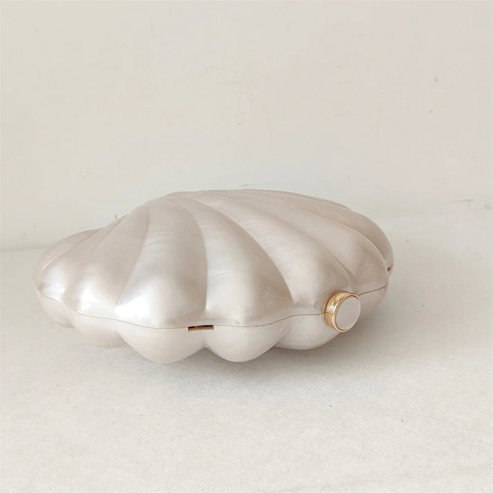 Acrylic Shell Ladies Clutch Purse.