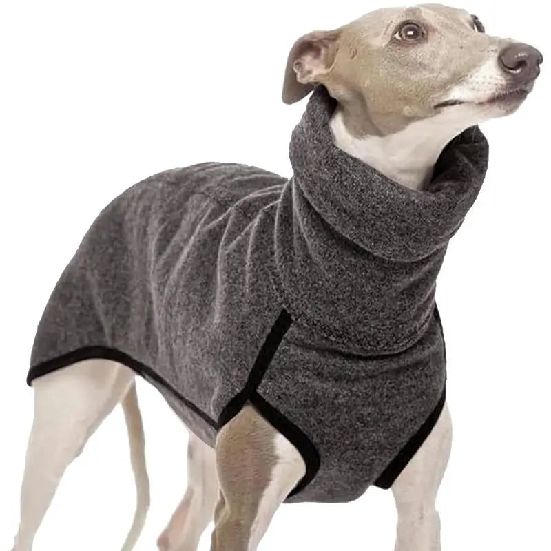 winter dog coat soft fleece for Whippets