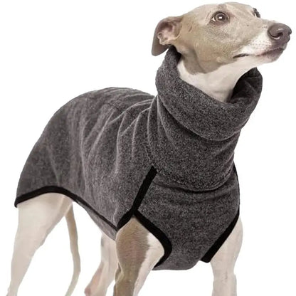winter dog coat soft fleece for Whippets
