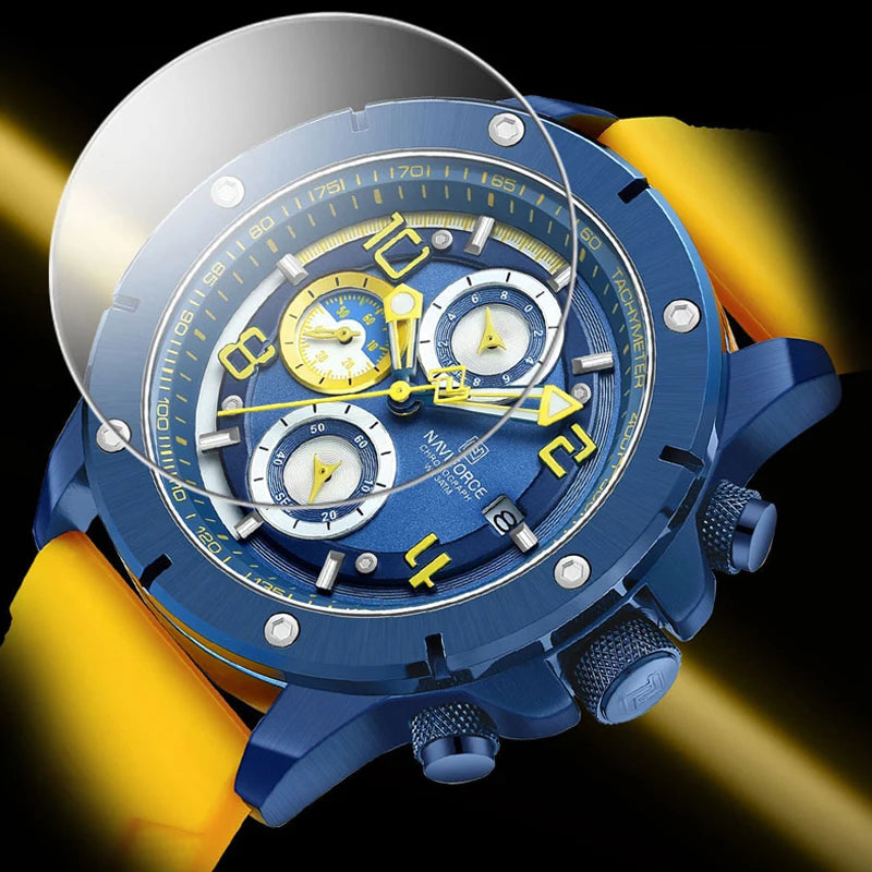 Men Wristwatch Fashion Casual Quartz Date Luxury Watches. - BLAKESTORE-NG
