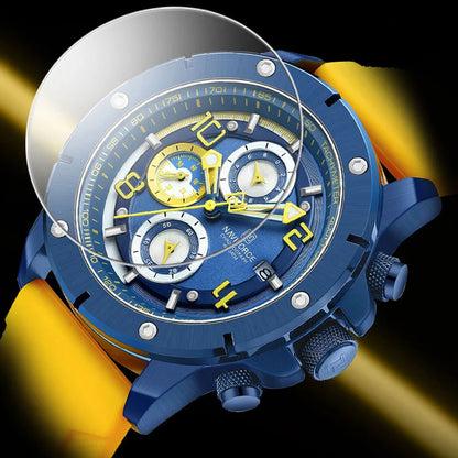 Men Wristwatch Fashion Casual Quartz Date Luxury Watches. - BLAKESTORE-NG