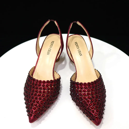 Elegant Toe Heels Shoes and Bag Set for Women (Venus Chan) - BLAKESTORE-NG