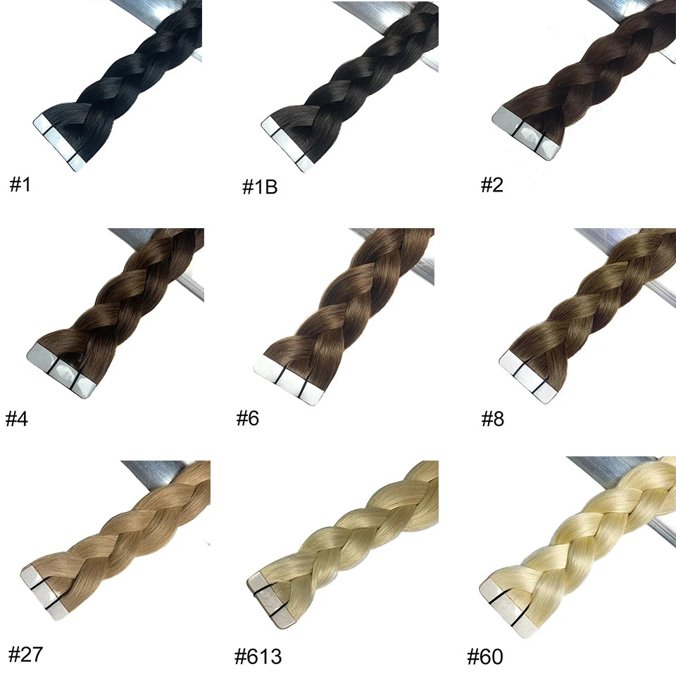 Tape In Brazilian Human Hair.