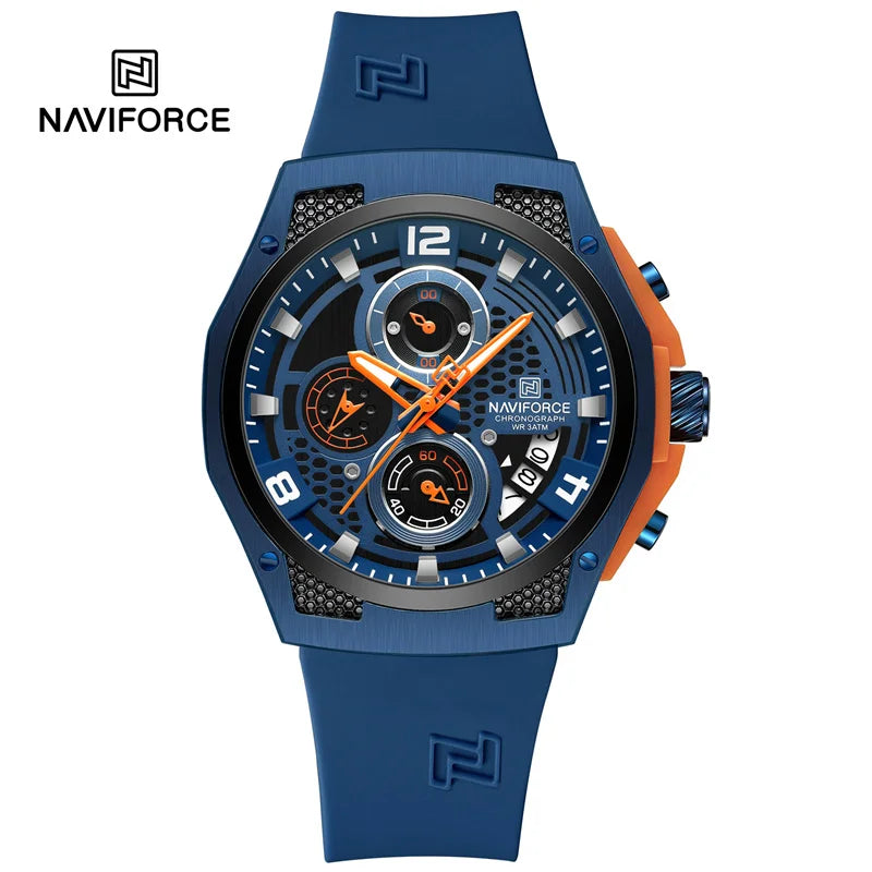 High Quality Luxury Original Men Watch with Silicone Strap. - BLAKESTORE-NG