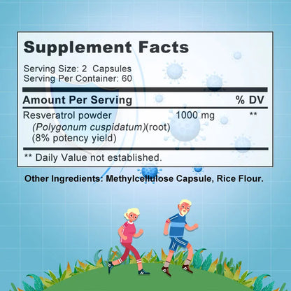 Balincer Resveratrol Cardiovascular Health Support Capsule.