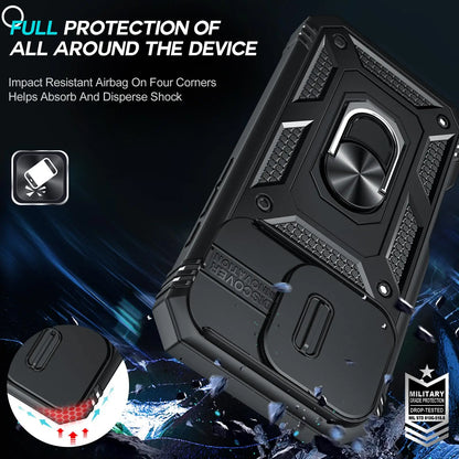 Camera Slide Military Grade Armor IPhone Case.