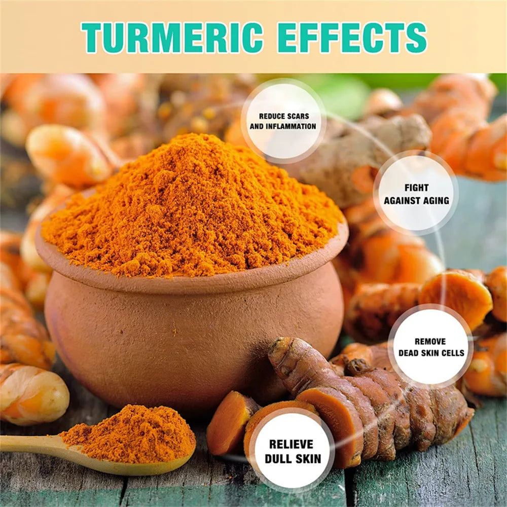 Acne And Blackhead Tumeric Clay Facial Mask. - BLAKESTORE-NG