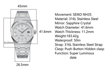 NH35 Luxury Business Men Watch.