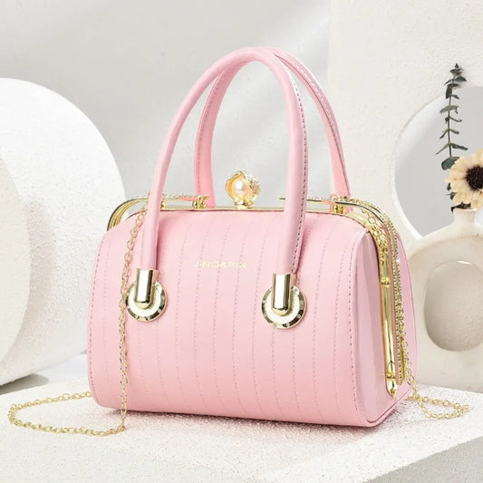 High-quality Exquisite Women's Boston Pillow Bag.