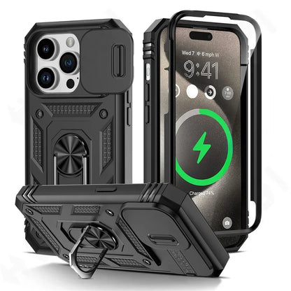 Camera Slide Military Grade Armor IPhone Case.