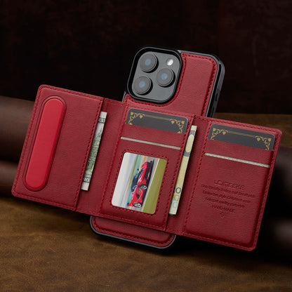 2 In 1 Detachable Magnetic Leather Case For iPhone