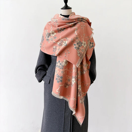 New Elegant Ladies' Jacquard Scarf.