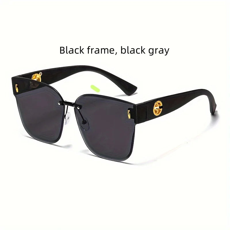 Luxury Women Sunglasses Large Frame UV Resistant.