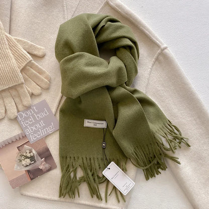 Winter Wool Scarf For Women