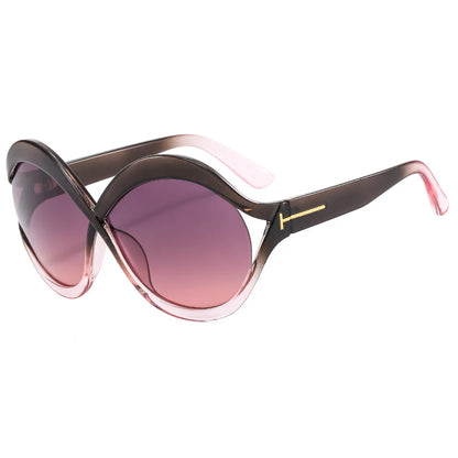 New Oversized Circular Frame Sunglasses for Women