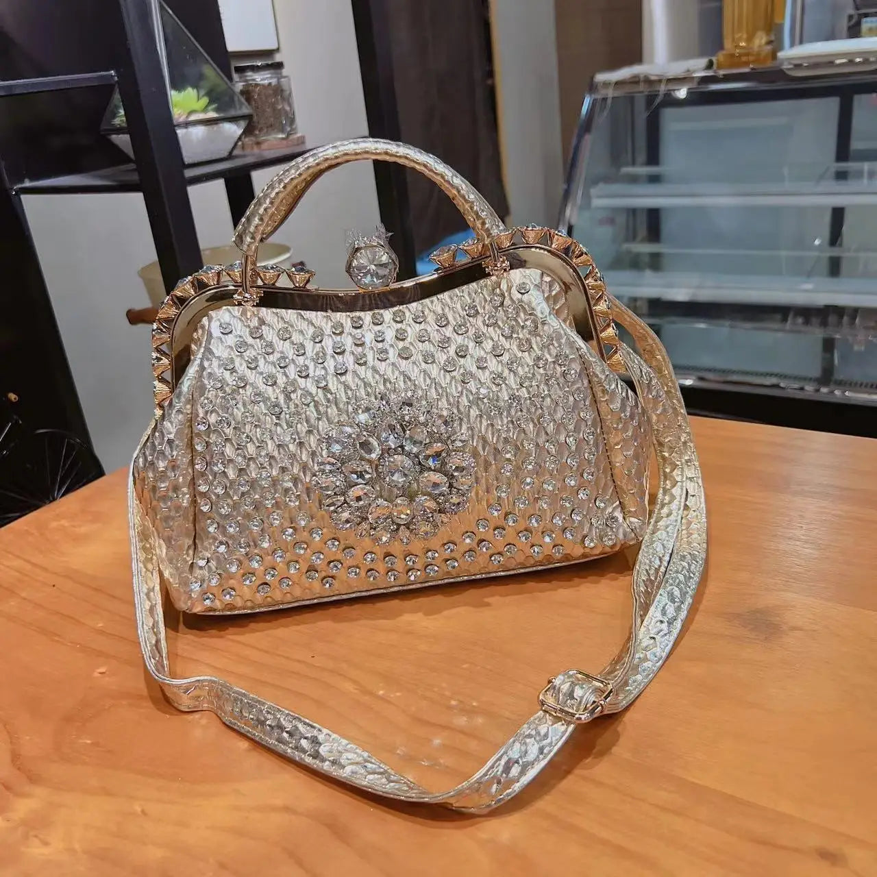 New Luxury Fashion Diamonds Women's Handbags.