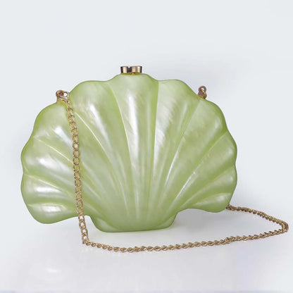 Acrylic Shell Ladies Clutch Purse.