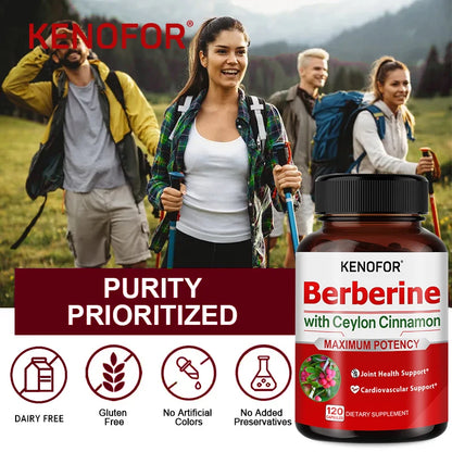 Berberine and Ceylon Cinnamon - Supports joints and cardiovascular system.
