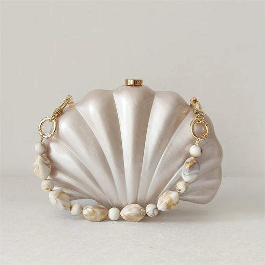Acrylic Shell Ladies Clutch Purse.