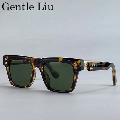 Polarized Square Punk Sunglasses Men UV400