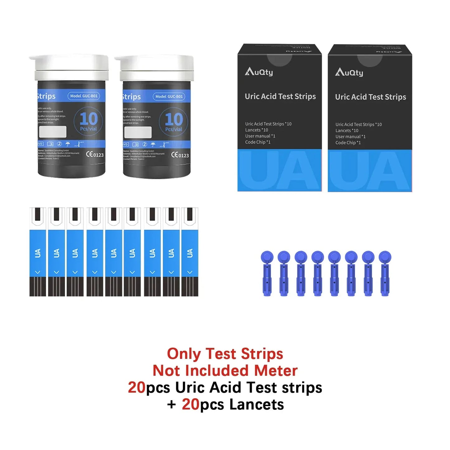 Blood Glucose-Cholesterol-Uric Acid Monitor – 3-in-1 Multi-Parameter Tester - BLAKESTORE-NG