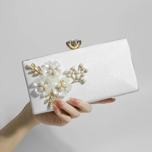 BLAKESTORE-NG Clutch Bag White / 10x20x3.5cm Women Clutches Purse.