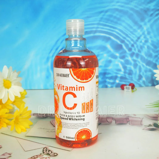 BLAKESTORE-NG Facial treatment Vitamin C 500ml Hyaluronic Acid Brightening Face & Body Serum