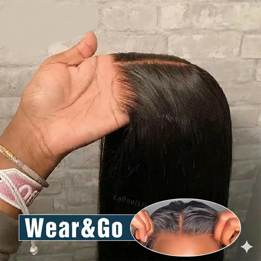 BLAKESTORE-NG Hair Extension 40inches / 4x4 Glueless Wig / 180 Density|United States Bone Straight HD Glueless Wig – Ready to Wear