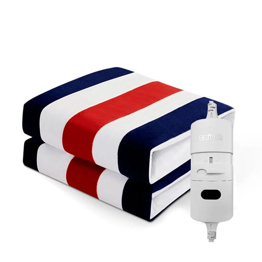 BLAKESTORE-NG Heating Blanket Red and Blue / EU / 70x150CM Electric Heating Blanket.