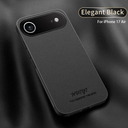 Leather Matte Soft Frame Case for Iphone 17. - BLAKESTORE-NG