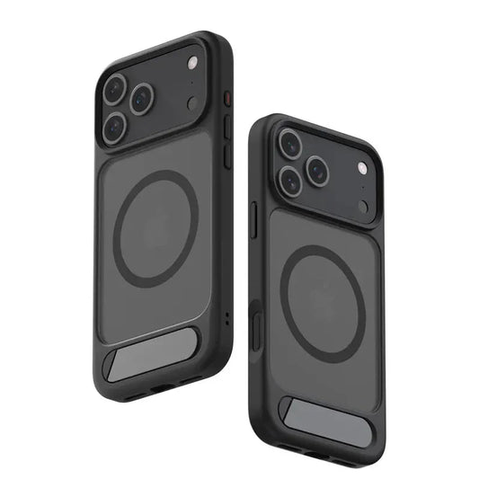 Invisible Folding kickstand Magsafe Magnetic Case For iPhone 17 - BLAKESTORE-NG