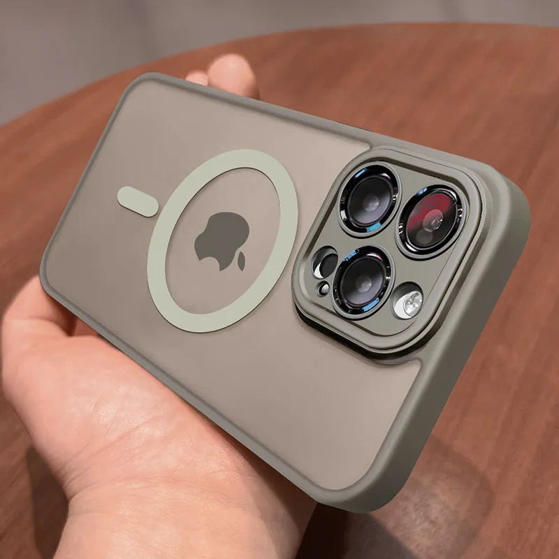 Wireless charging Matte Armor IPhone case. - BLAKESTORE-NG