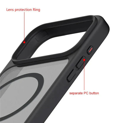 Invisible Folding kickstand Magsafe Magnetic Case For iPhone 17 - BLAKESTORE-NG