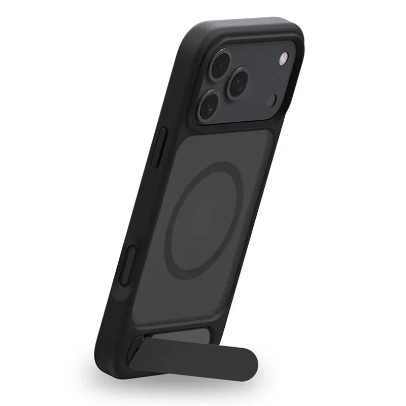 Invisible Folding kickstand Magsafe Magnetic Case For iPhone 17 - BLAKESTORE-NG