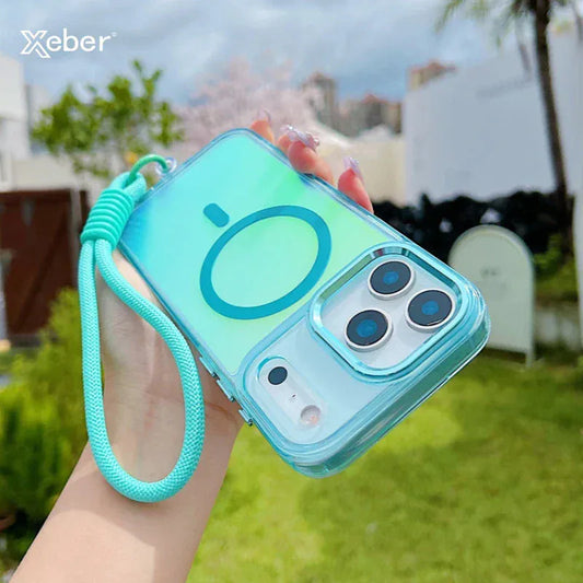 Laser Gradient Magnetic Shockproof Case For iPhone 17. - BLAKESTORE-NG