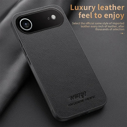 Leather Matte Soft Frame Case for Iphone 17. - BLAKESTORE-NG