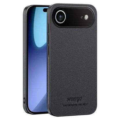 Leather Matte Soft Frame Case for Iphone 17. - BLAKESTORE-NG