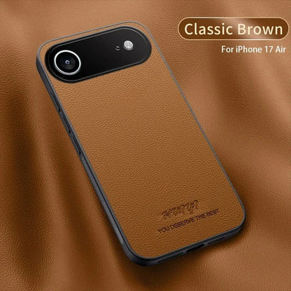Leather Matte Soft Frame Case for Iphone 17. - BLAKESTORE-NG