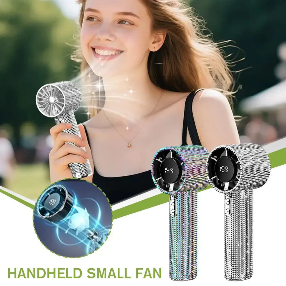 Diamond handheld Fan. - BLAKESTORE-NG