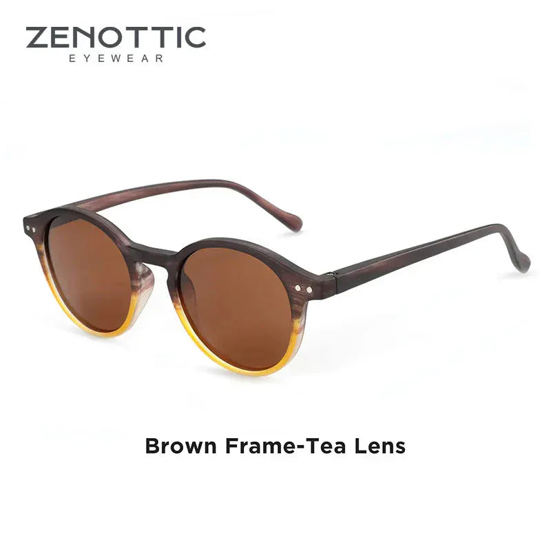BLAKESTORE-NG Prescription glasses 009 Brown Lens / ZENOTTIC Unisex  Polarized Sunglasses